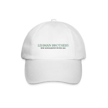 Lehman Brothers Risk Management Intern 2008 - Baseballkappe - Weiß/Weiß - Vorne