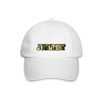 Junglist Soldier Green - Baseball Cap - white/white - Front