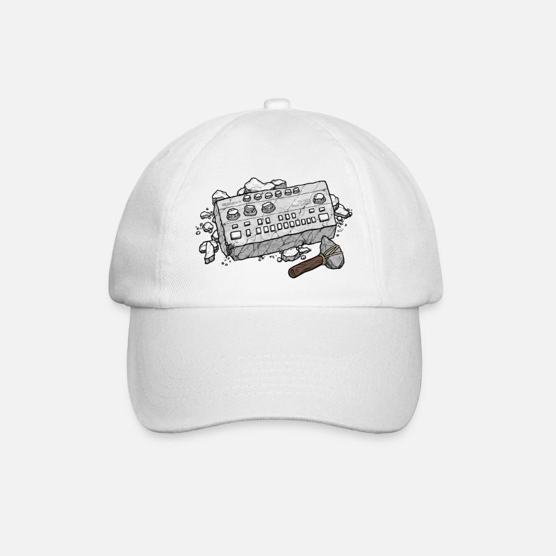 303 Stone Controlled silver - Baseball Cap - white/white
