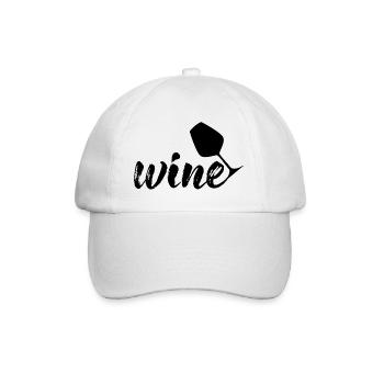 Wine - Baseball Cap - white/white - Front