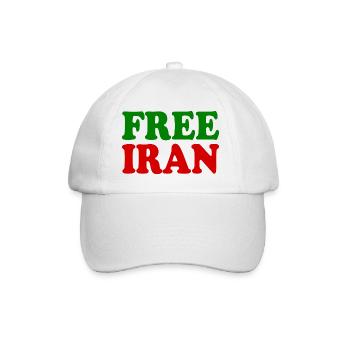 Free iran - Casquette classique - blanc/blanc - Devant