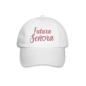 Futura Señora Engagement Bridal Shower Wedding - Baseball Cap - white/white - Front