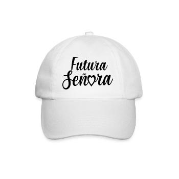 Futura Señora Engagement Bridal Shower Wedding - Baseball Cap - white/white - Front