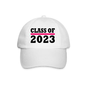 Class of 2023 - Baseballkappe - Weiß/Weiß - Vorne
