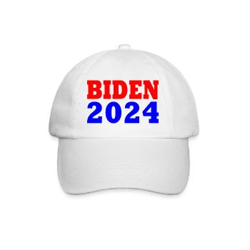 Joe Biden 2024 - Baseballkappe - Weiß/Weiß - Vorne