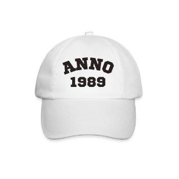 Anno 1989 Birthday Year of birth - Baseball Cap - white/white - Front