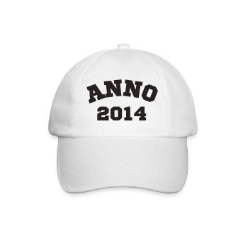 Anno 2014Birthday Year of birth - Baseball Cap - white/white - Front