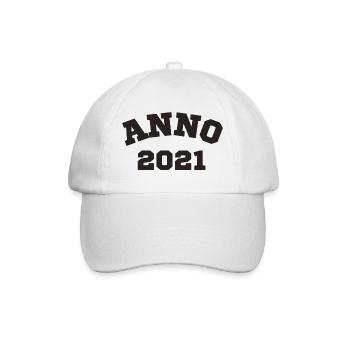 Anno 2021 Birthday Year of birth - Baseball Cap - white/white - Front