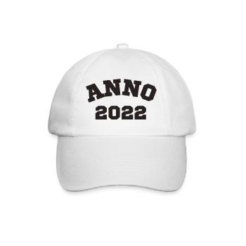 Anno 2022 Geburtstag Geburtsjahr - Baseballkappe - Weiß/Weiß - Vorne