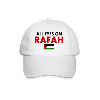 all eyes on rafah - Casquette classique - blanc/blanc - Devant