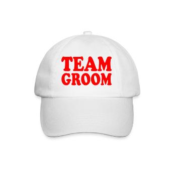 Team groom - Casquette classique - blanc/blanc - Devant