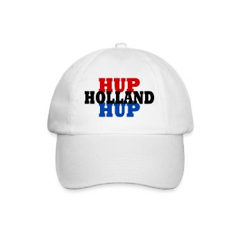 Hup holland hup - Baseball Cap - white/white - Front