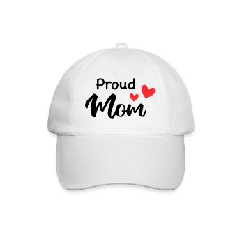 Proud Mom - Casquette classique - blanc/blanc - Devant