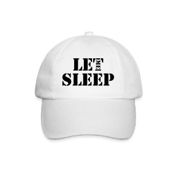 Laissez-moi dormir - Casquette classique - blanc/blanc - Devant
