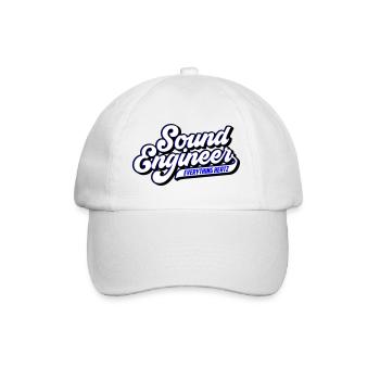 Sound Engineer Everything Hertz | Colors can be changed - Baseball Cap - white/white - Front
