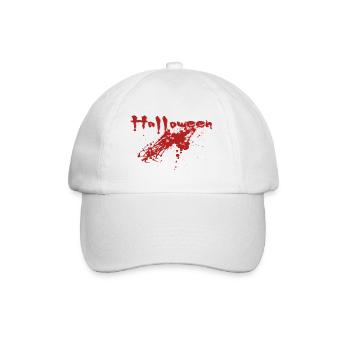 Halloween blood - Baseball Cap - white/white - Front