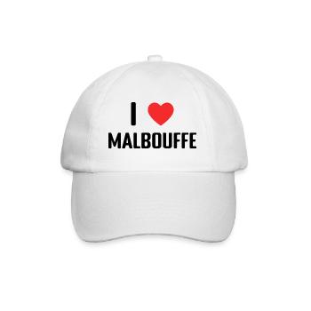 I Love Malbouffe - Casquette classique - blanc/blanc - Devant