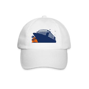 Croisière, Bateau De Croisière, Croisière - Casquette classique - blanc/blanc - Devant