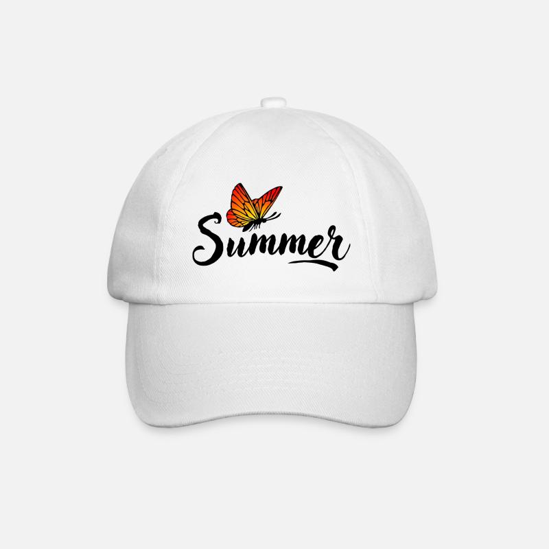 Summer - Baseballkappe - Weiß/Weiß