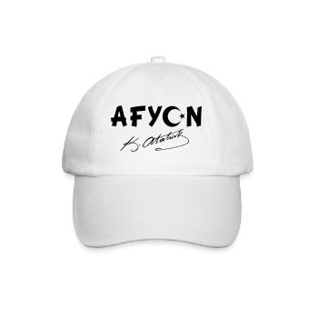 Afyon Turkey Flag Ata - Baseball Cap - white/white - Front