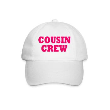 cousin crew - Baseball Cap - white/white - Front