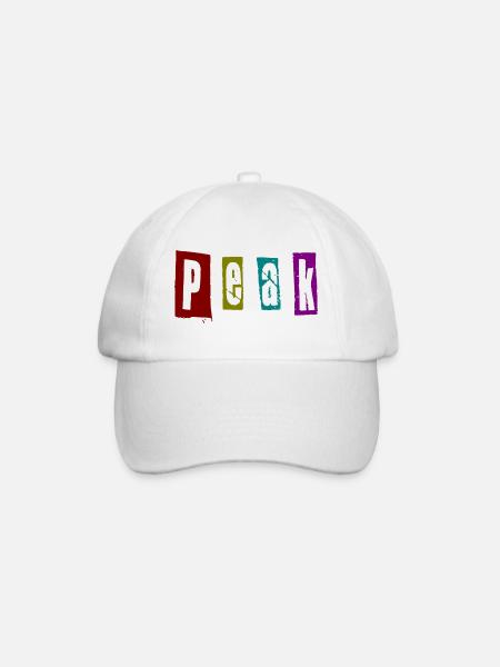 Peak - Baseballkappe - Weiß/Weiß