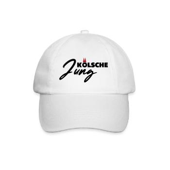 Kölsche Jung - Baseballkappe - Weiß/Weiß - Vorne