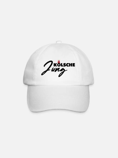 Kölsche Jung - Baseballkappe - Weiß/Weiß