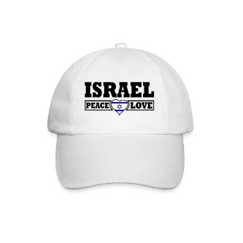 Israel - Casquette classique - blanc/blanc - Devant