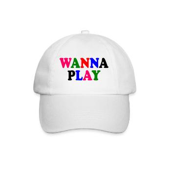 Wanna play - Casquette classique - blanc/blanc - Devant