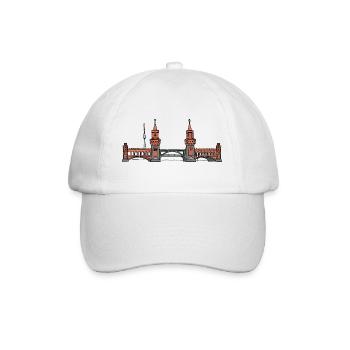 Oberbaumbrücke à BERLIN c - Casquette classique - blanc/blanc - Devant