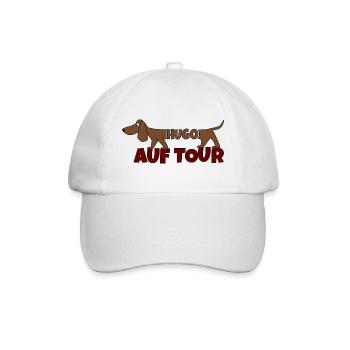 Hugo auf Tour - Baseballkappe - Weiß/Weiß - Vorne