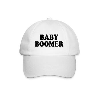 Baby boomer - Baseballkappe - Weiß/Weiß - Vorne