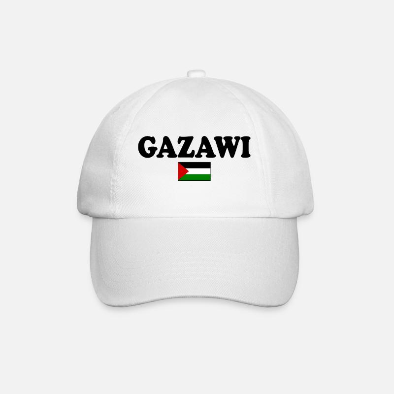 Gazawi gaza - Baseballkappe - Weiß/Weiß