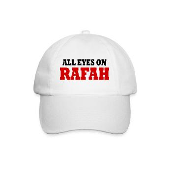 all eyes on rafah - Casquette classique - blanc/blanc - Devant