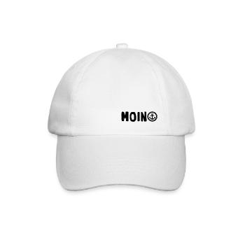 Moin Anker Nordlichter Geschenk Idee - Baseballkappe - Weiß/Weiß - Vorne