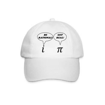 Math: Get Real - Casquette classique - blanc/blanc - Devant