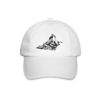 Matterhorn - Cervin Suisse - Casquette classique - blanc/blanc - Devant