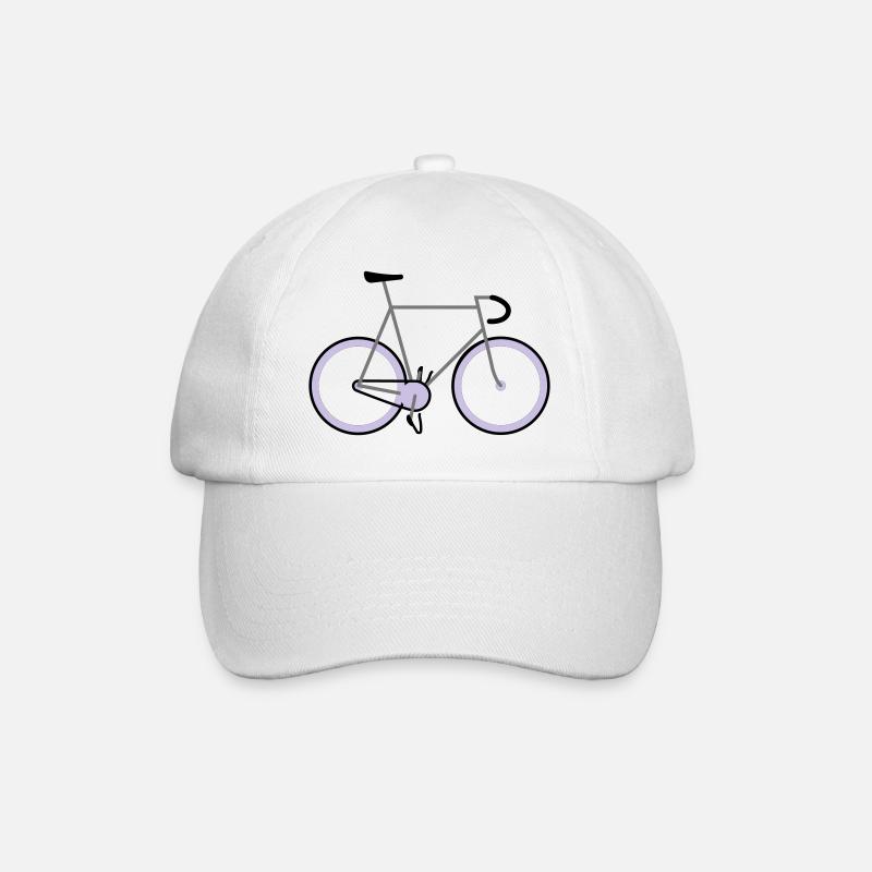 Fixie - Baseballkappe - Weiß/Weiß