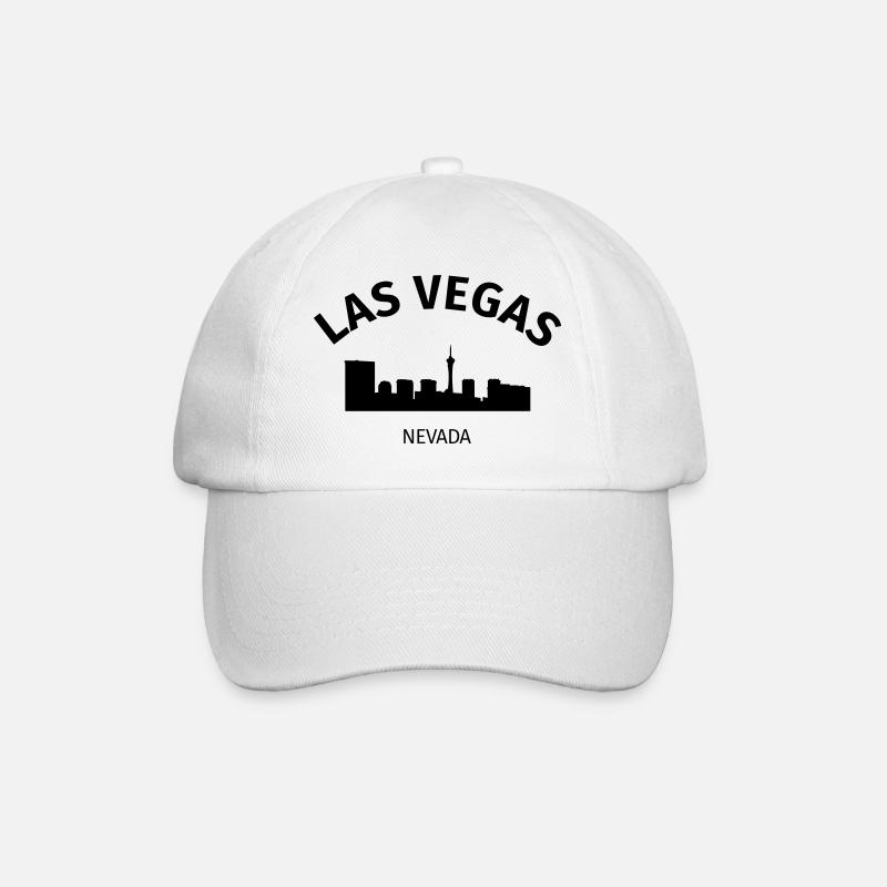 Las Vegas - Baseballkappe - Weiß/Weiß
