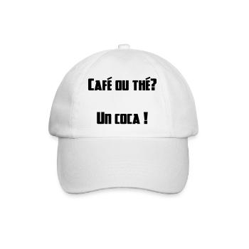 COCA.svg - Casquette classique - blanc/blanc - Devant