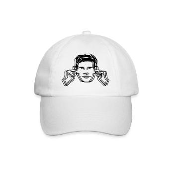Hearing protection - Baseball Cap - white/white - Front