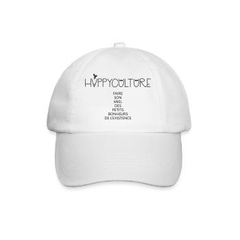 Happyculture - Casquette classique - blanc/blanc - Devant
