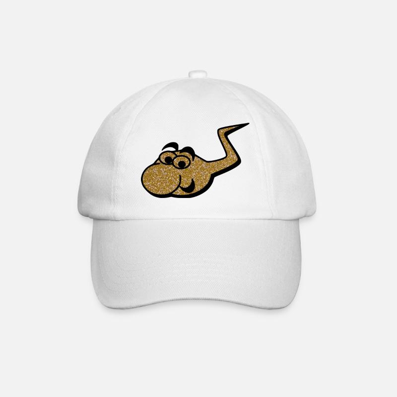 Le sperme d'or - Casquette classique - blanc/blanc