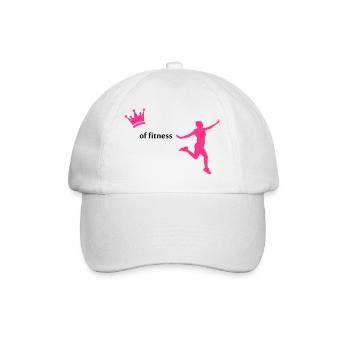 fitness - Baseballkappe - Weiß/Weiß - Vorne