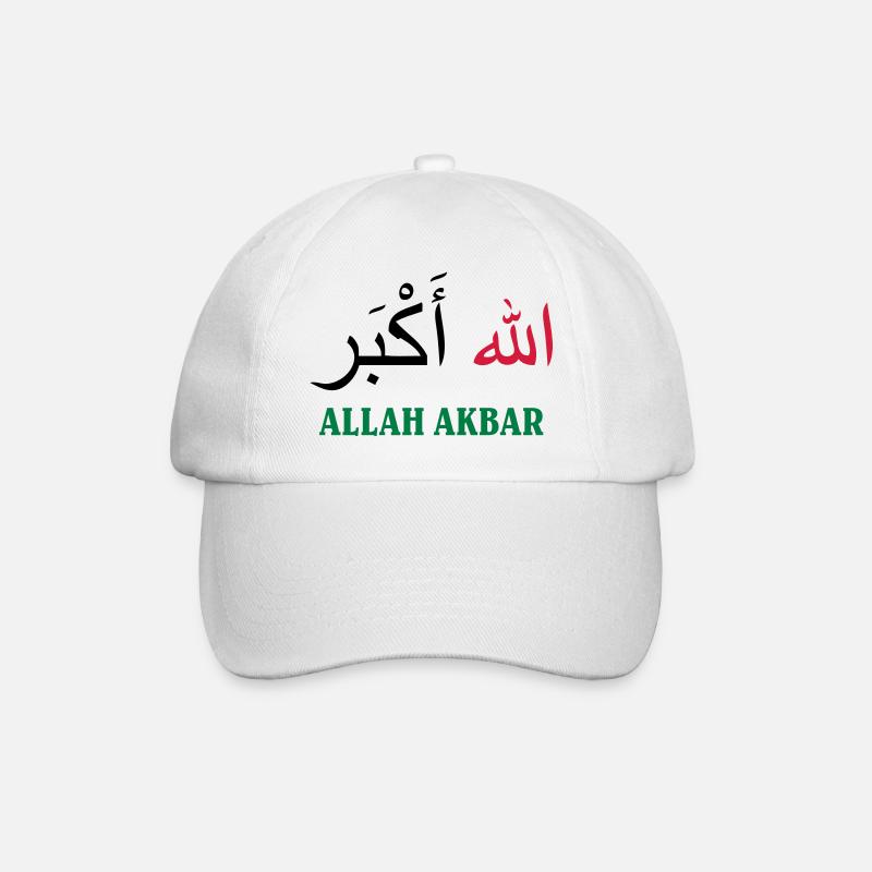 Allah Akbar - Casquette classique - blanc/blanc