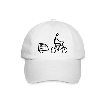 Hundehaenger - Baseball Cap - white/white - Front