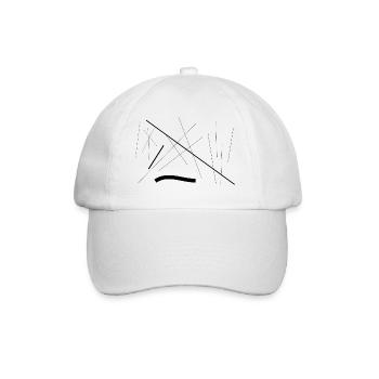 Tirets 1 - Casquette classique - blanc/blanc - Devant