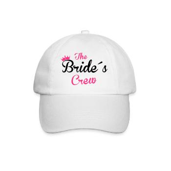 the bride´s crew - Baseballkappe - Weiß/Weiß - Vorne