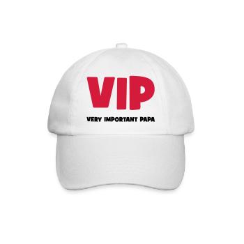 Very Important Papa :) - Baseball Cap - white/white - Front